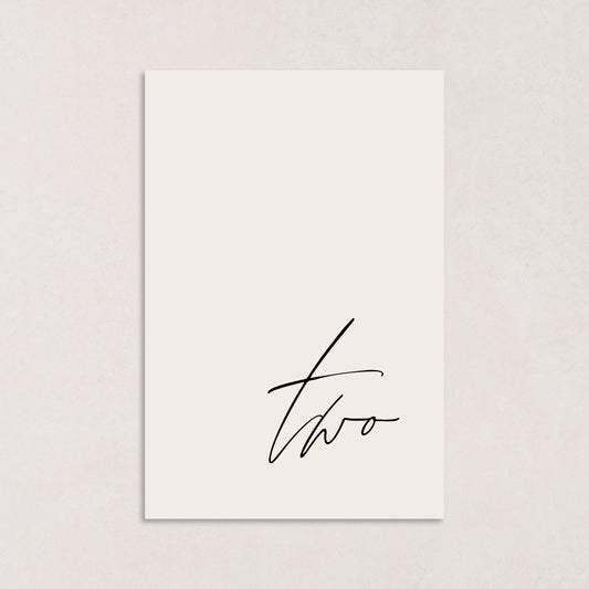 Bloomin Love Table Numbers