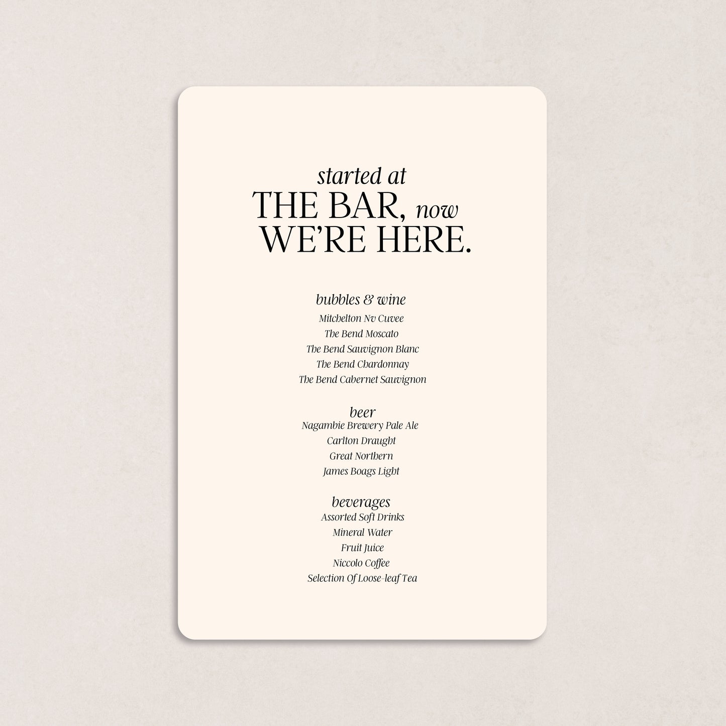 You've Got The Love Bar Sign