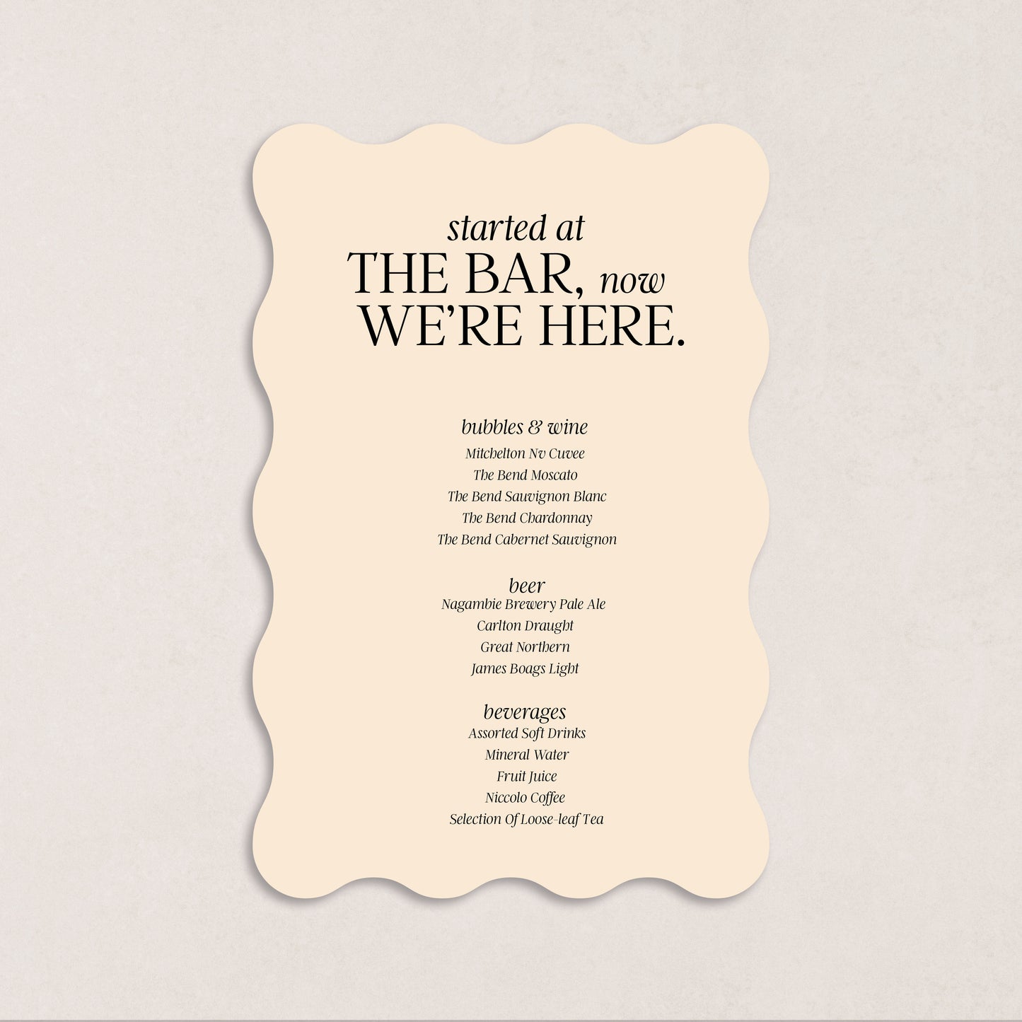 You've Got The Love Bar Sign