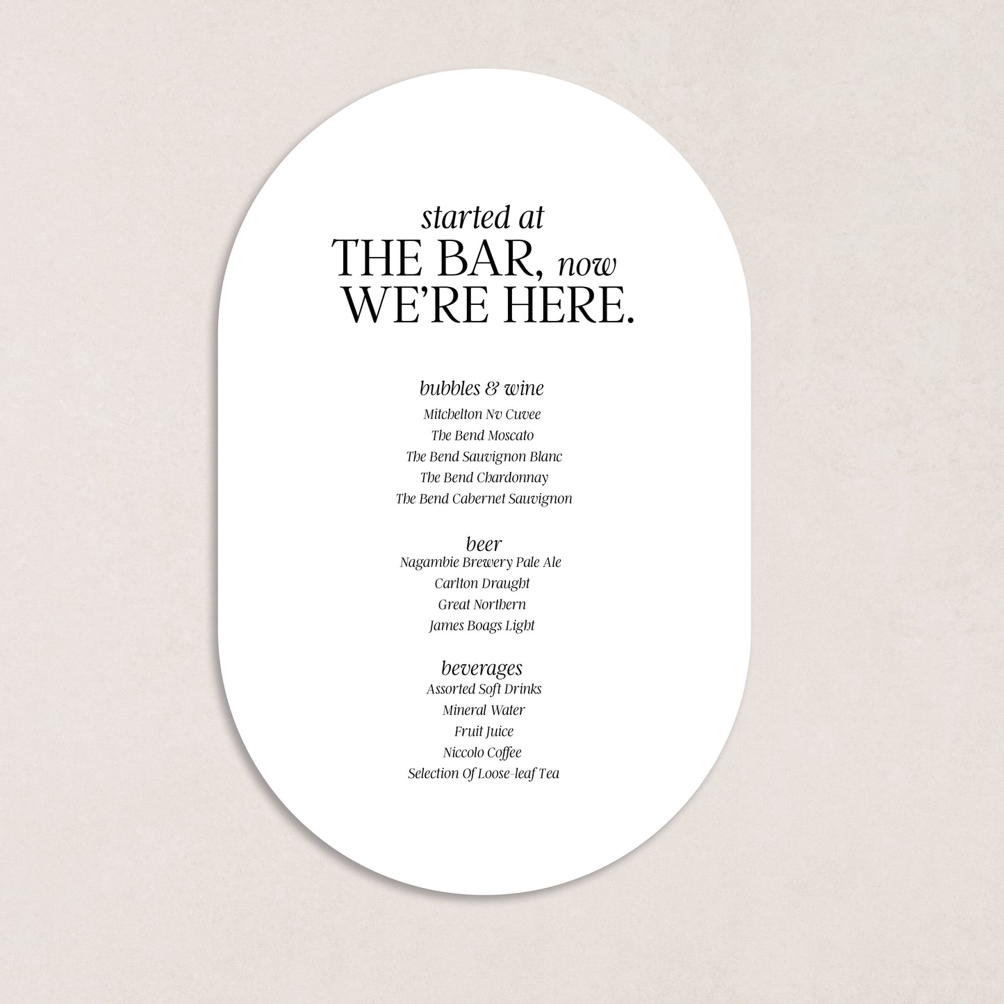 You've Got The Love Bar Sign