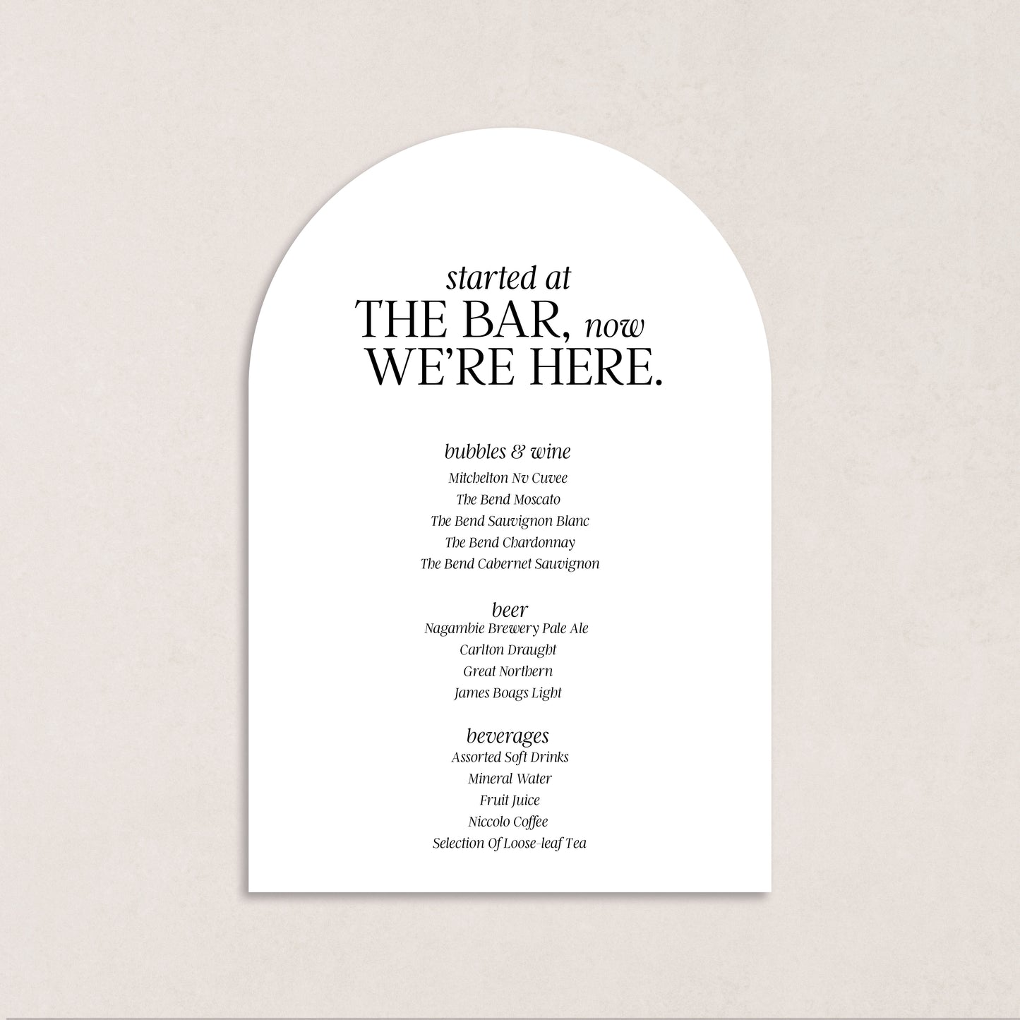 You've Got The Love Bar Sign