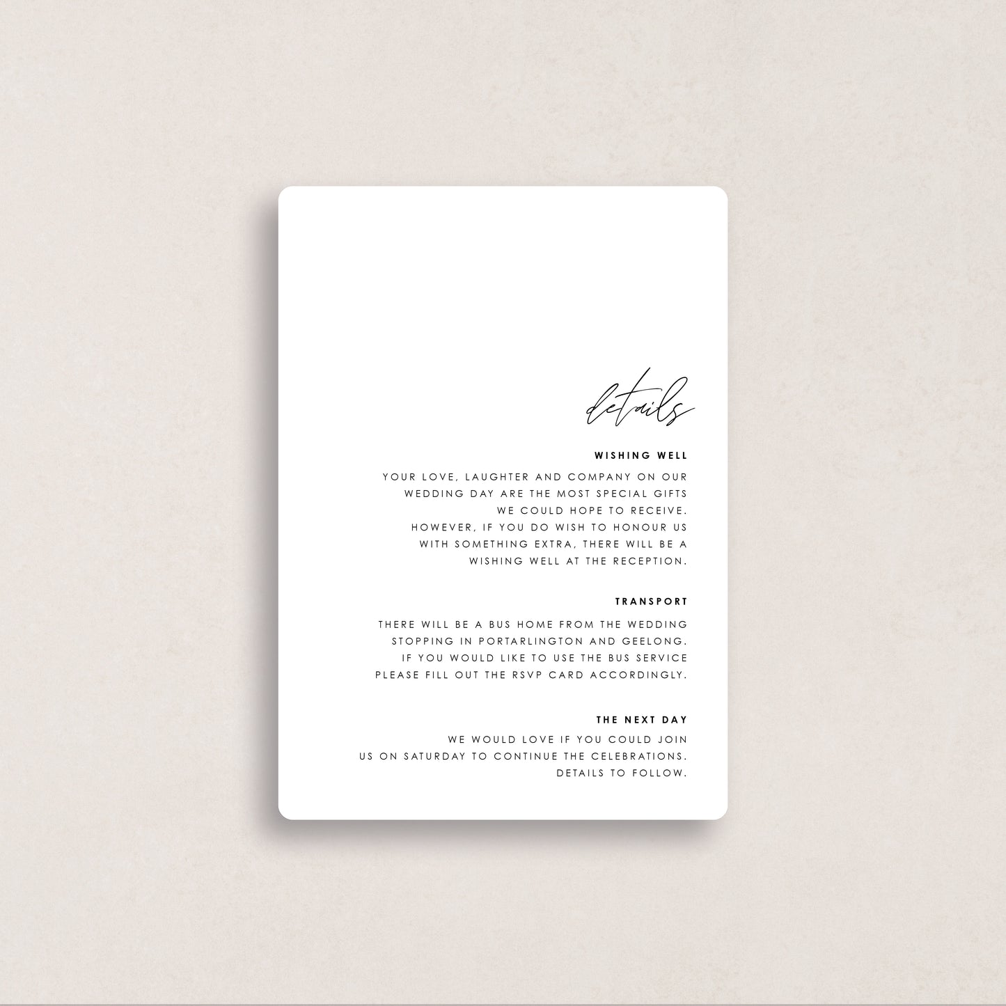 Bloomin Love Details Card