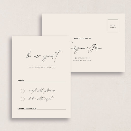 Bloomin Love RSVP Card