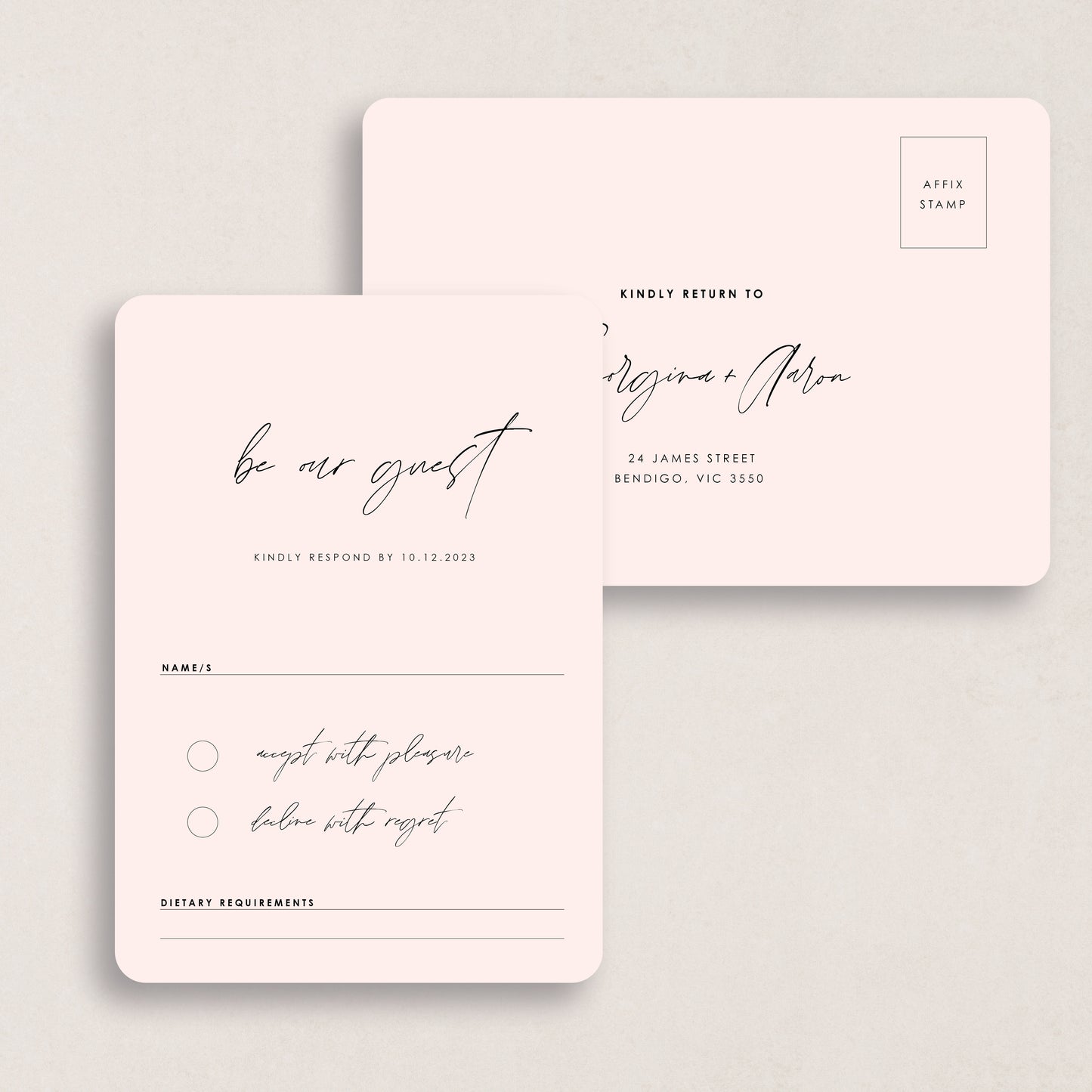 Bloomin Love RSVP Card