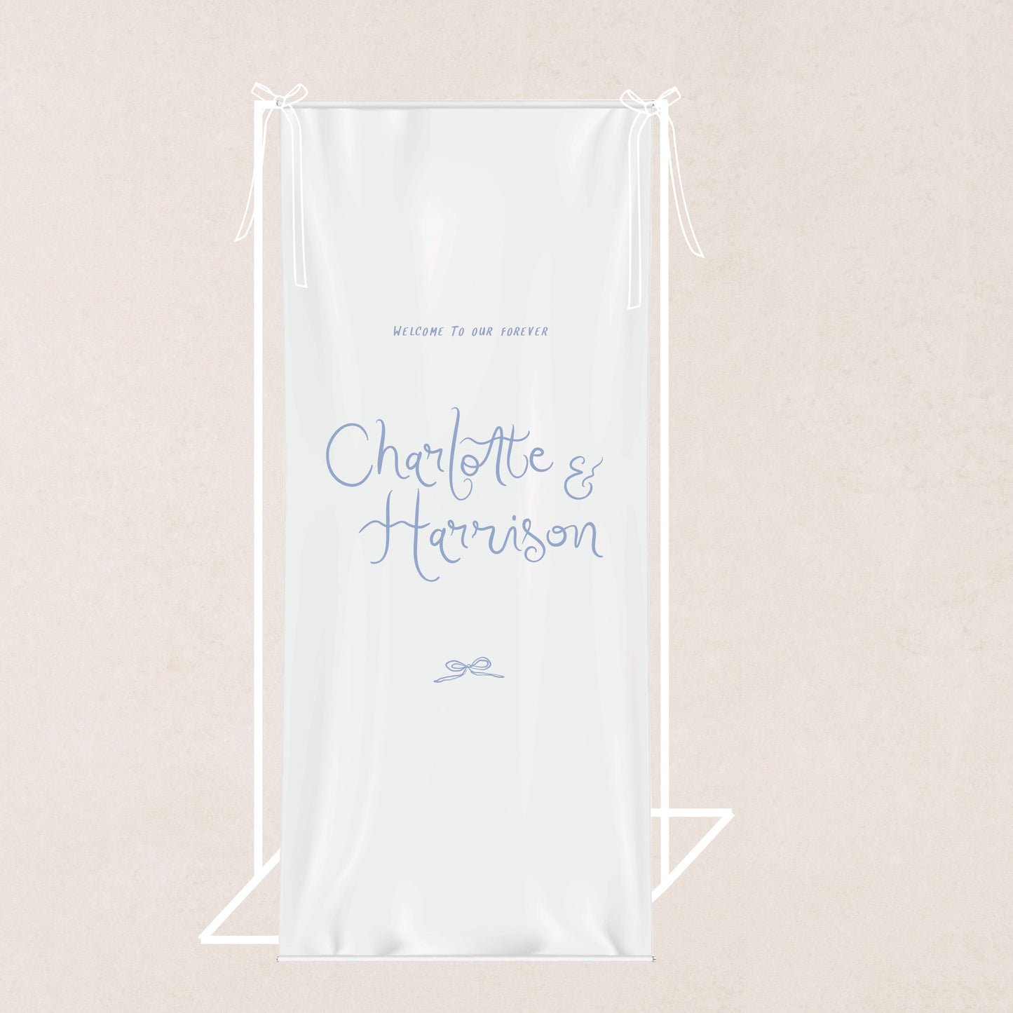 J'Adore Cloth Sign