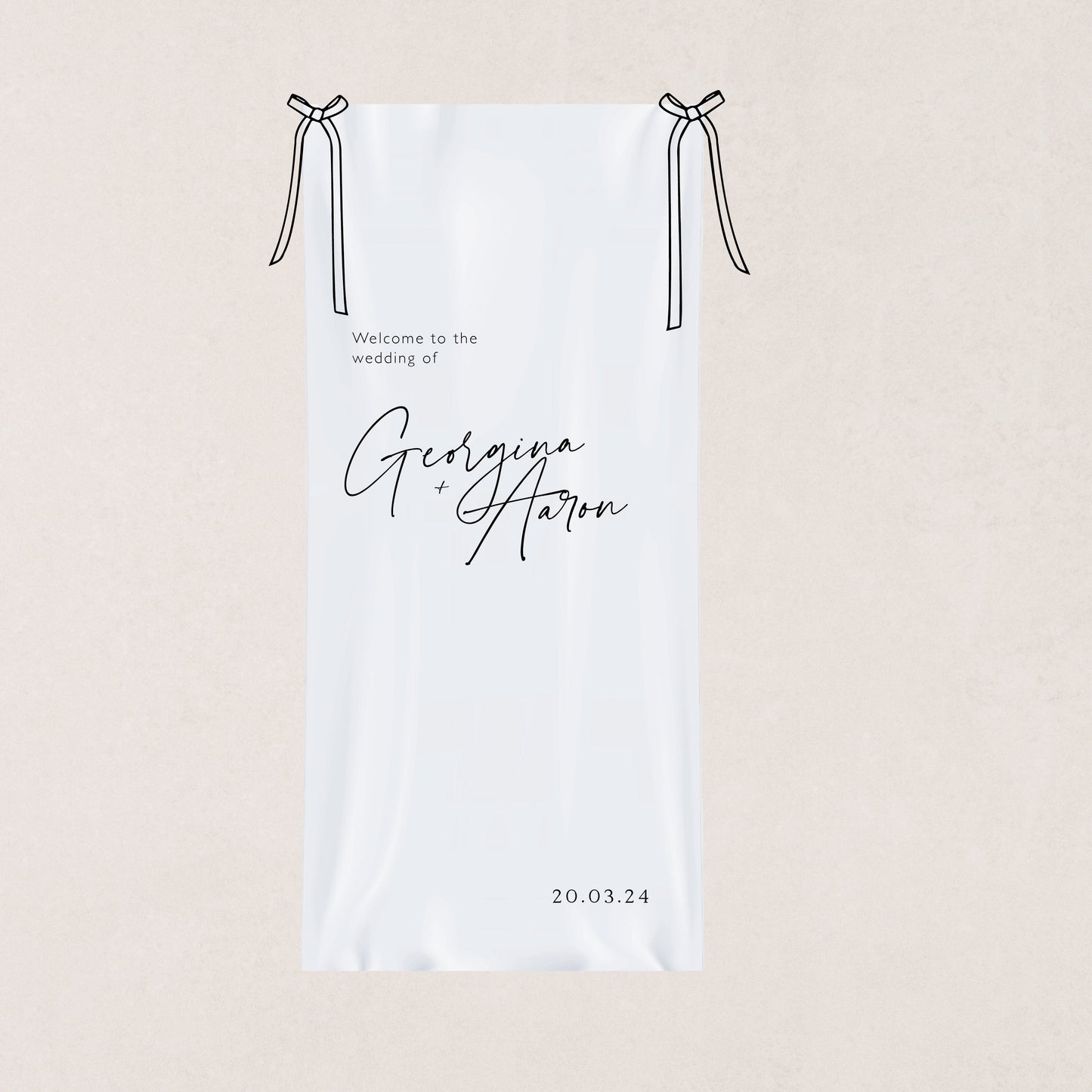 I Choose You Cloth Sign