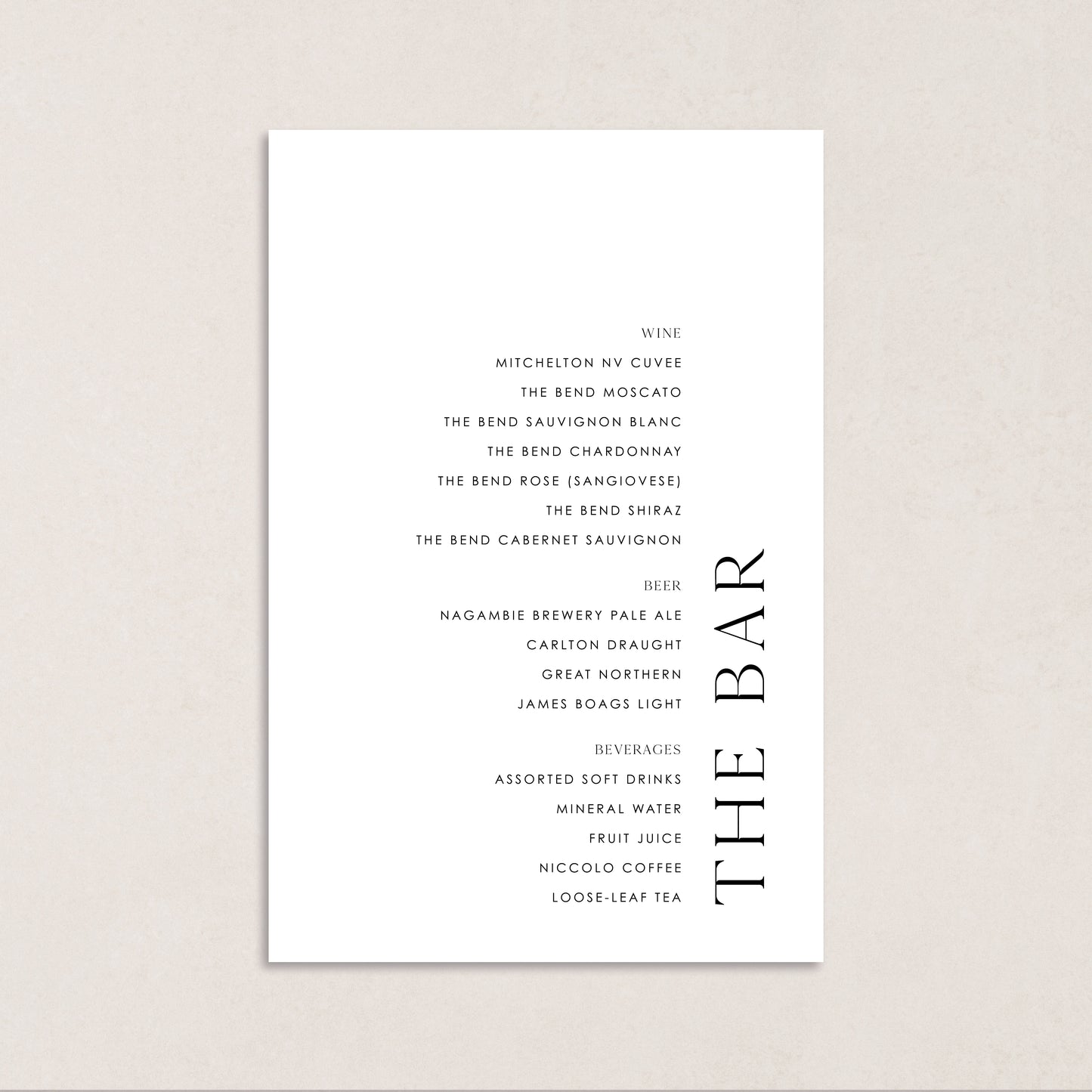 Classic At Best Bar Sign