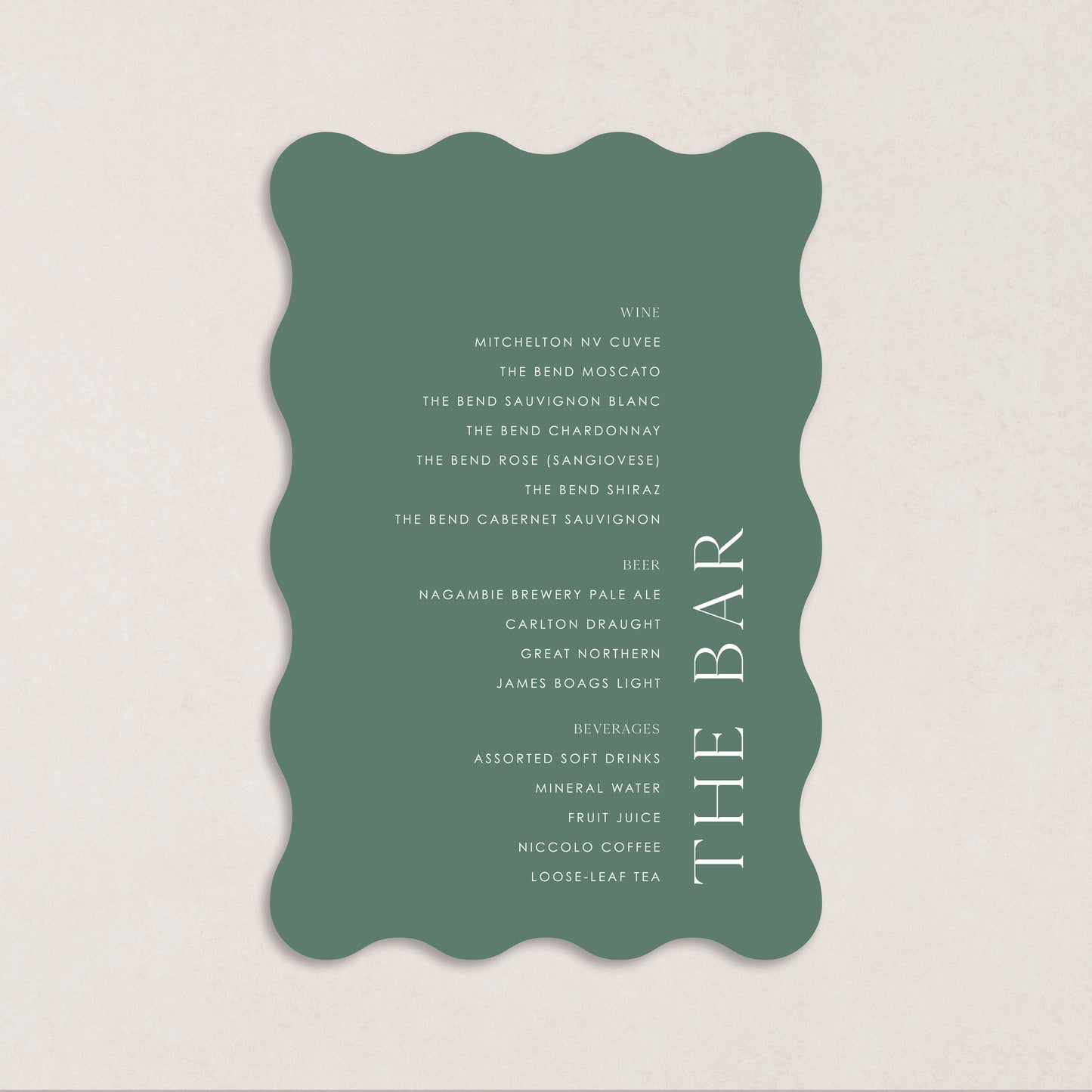 Classic At Best Bar Sign