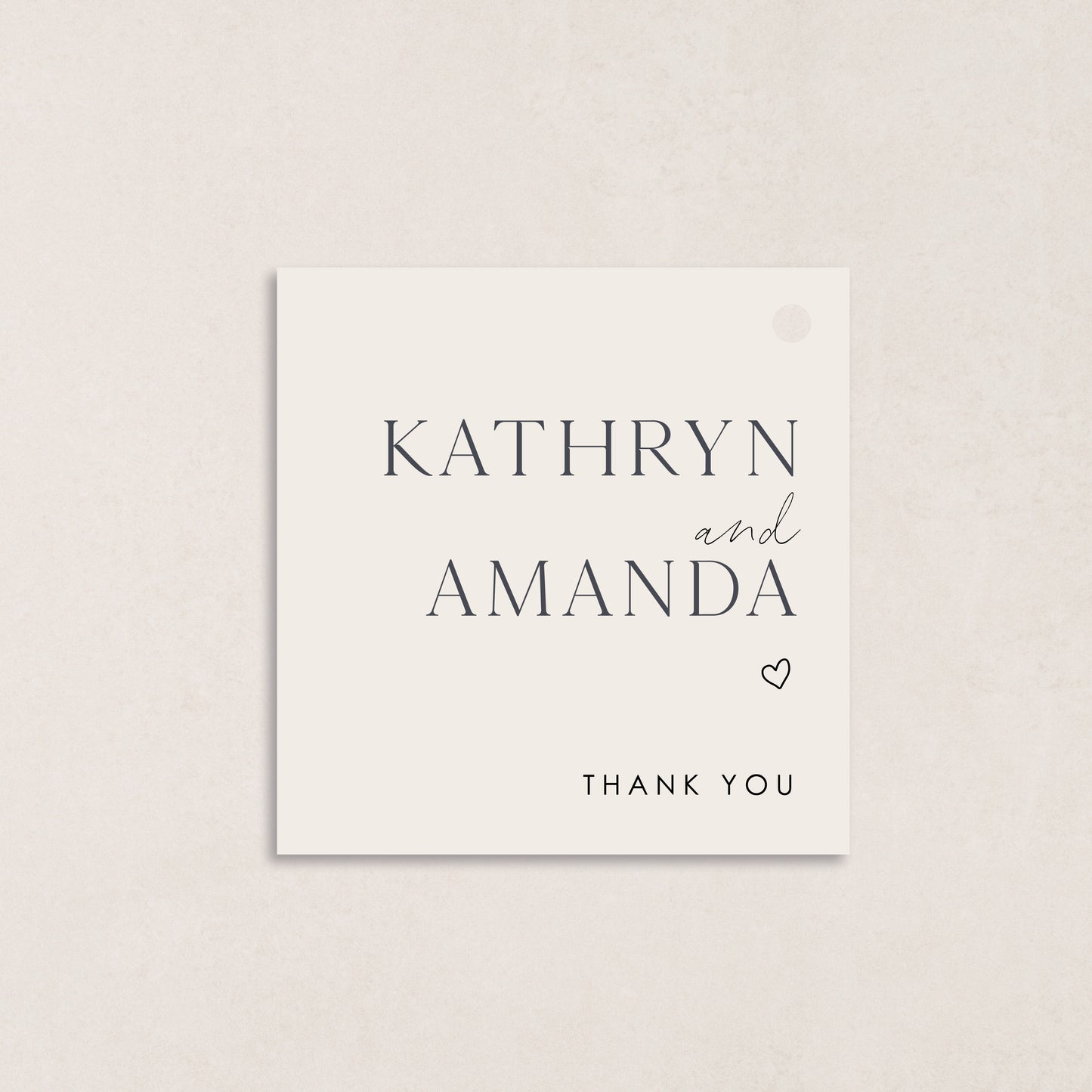 Classic At Best Favour Tag