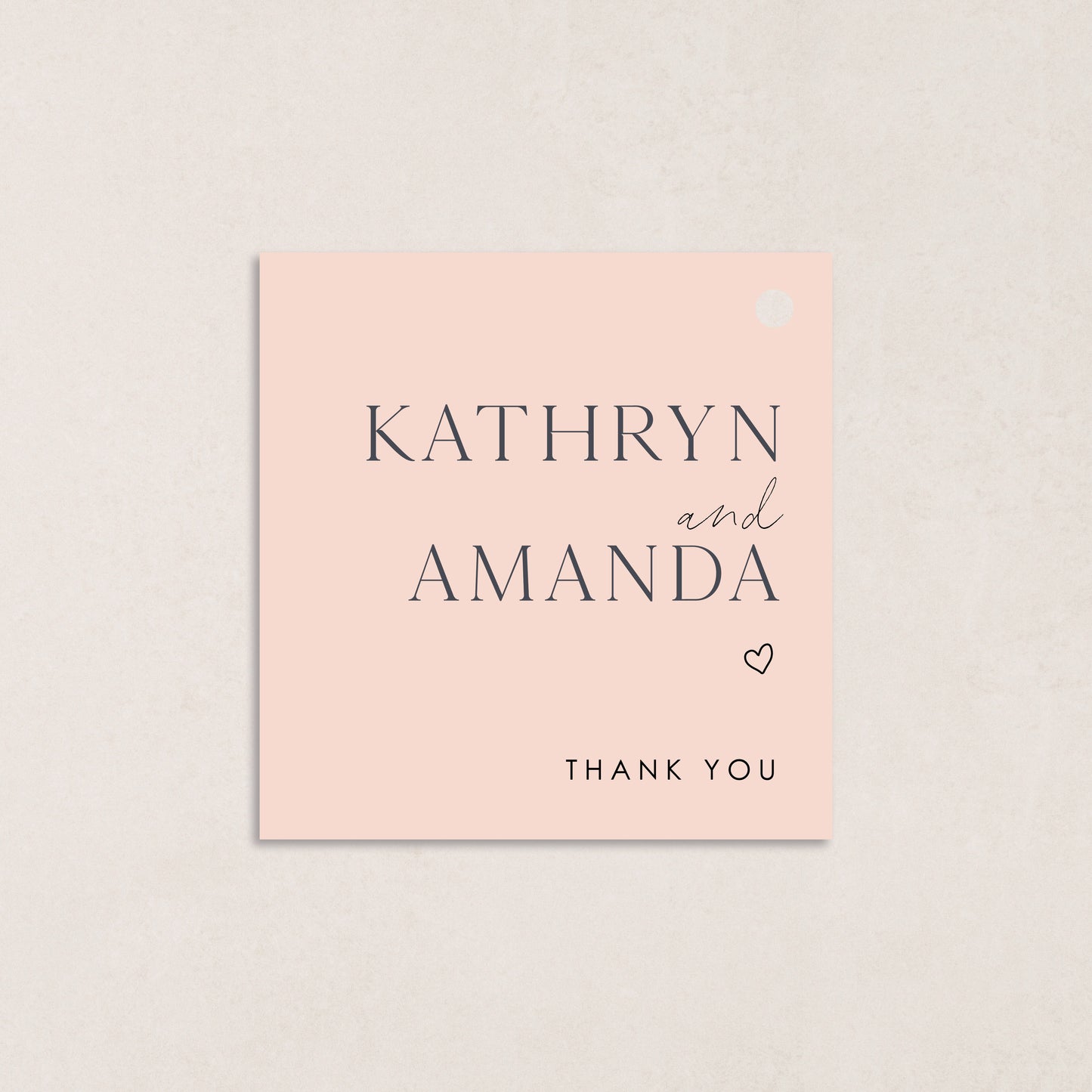 Classic At Best Favour Tag