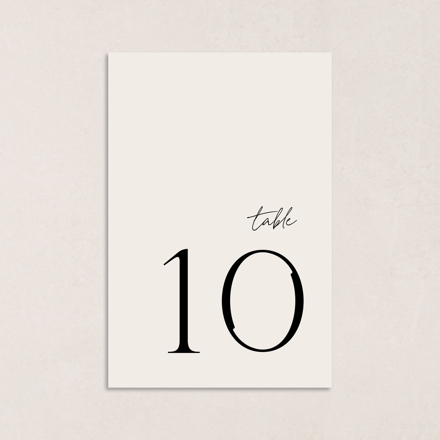 Classic At Best Table Numbers