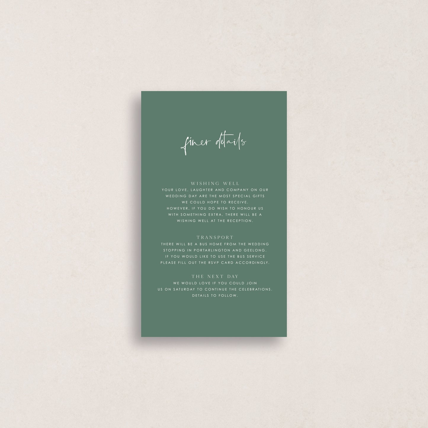 Loved Up Finer Details Card