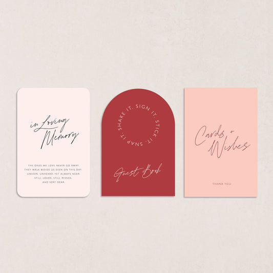 Dreamy Days A5 Smaller Signage