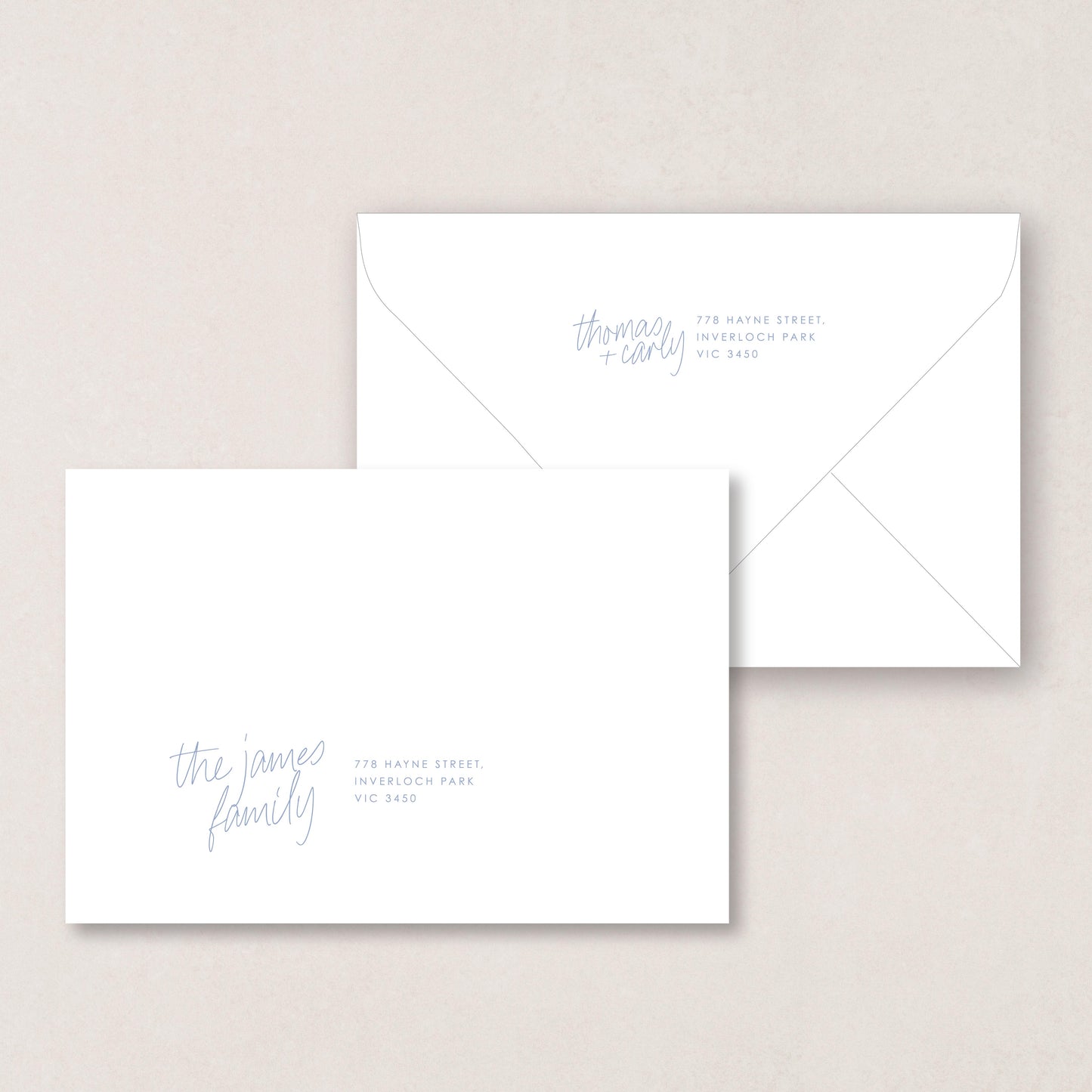 Hello Lovely Envelope Printing