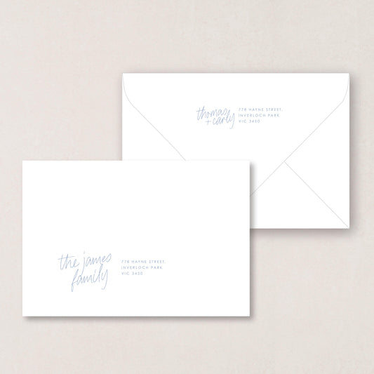 Hello Lovely Envelope Printing