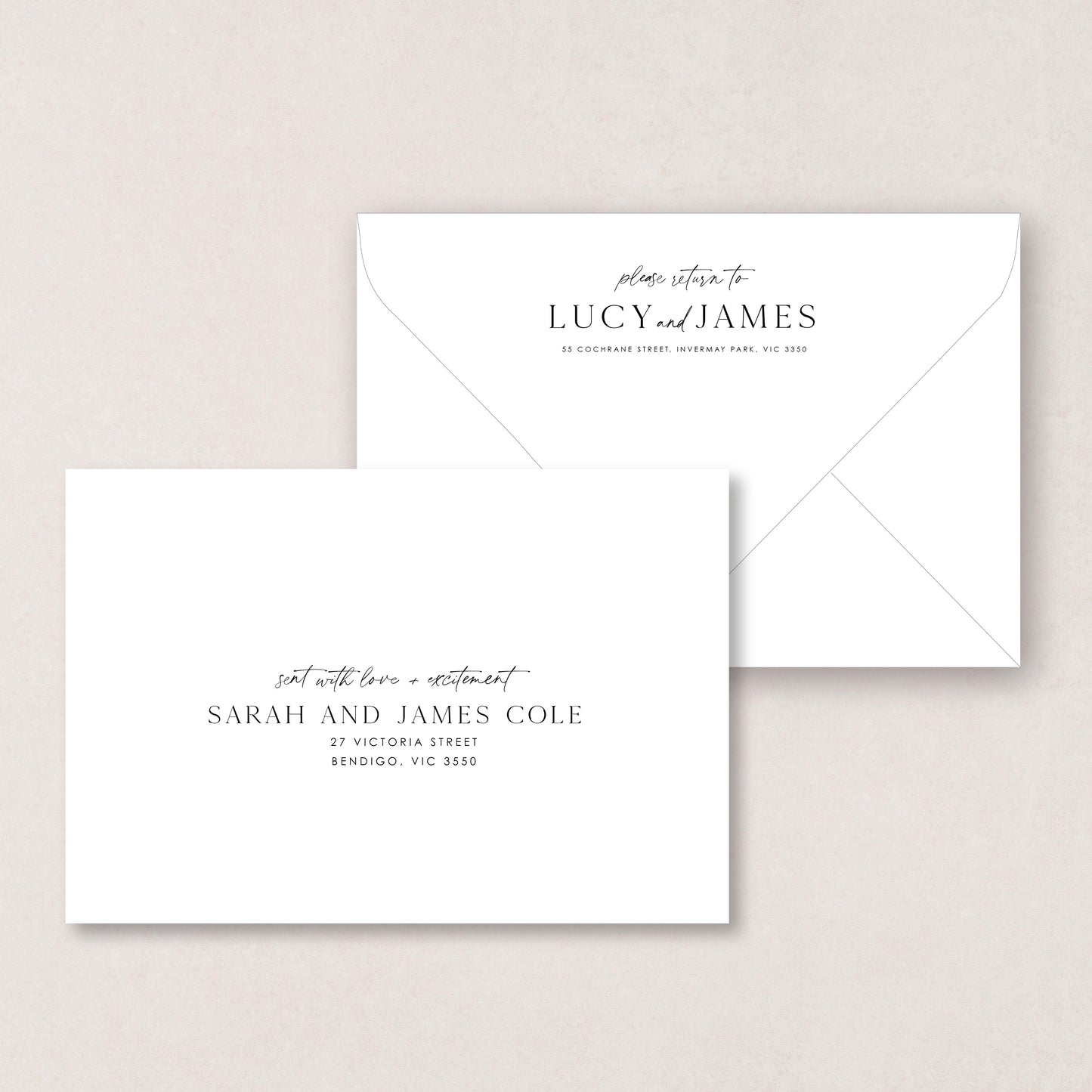 Laps Around The Sun Envelope Printing