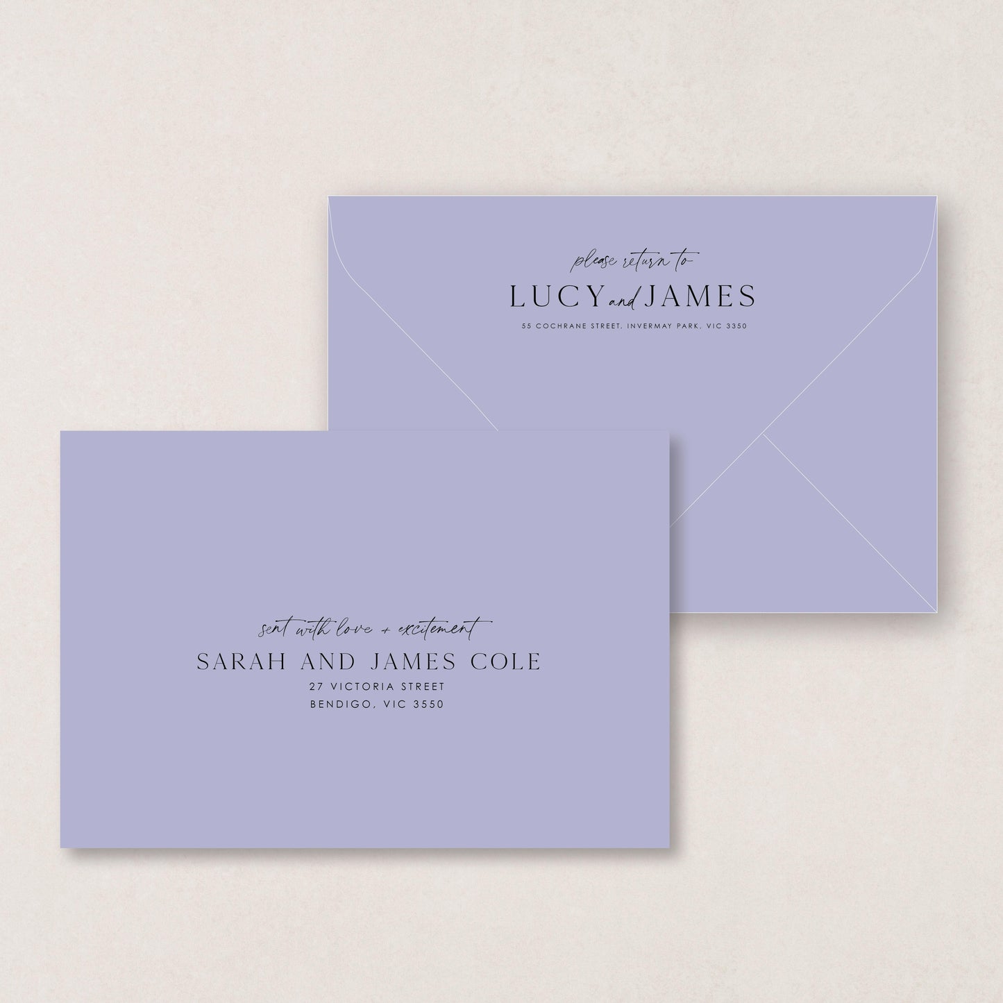 Laps Around The Sun Envelope Printing