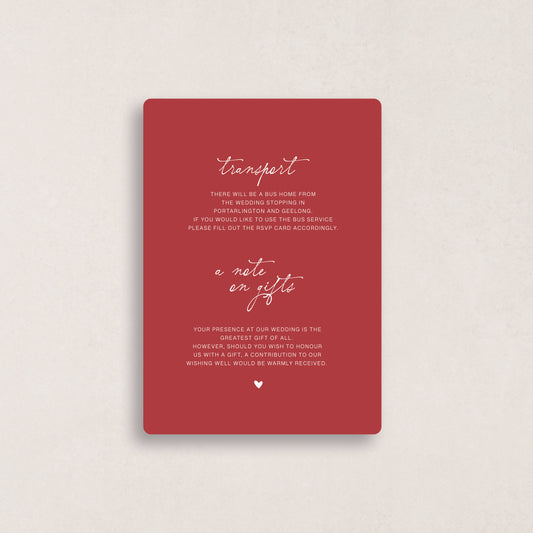 Endless Love Details Card