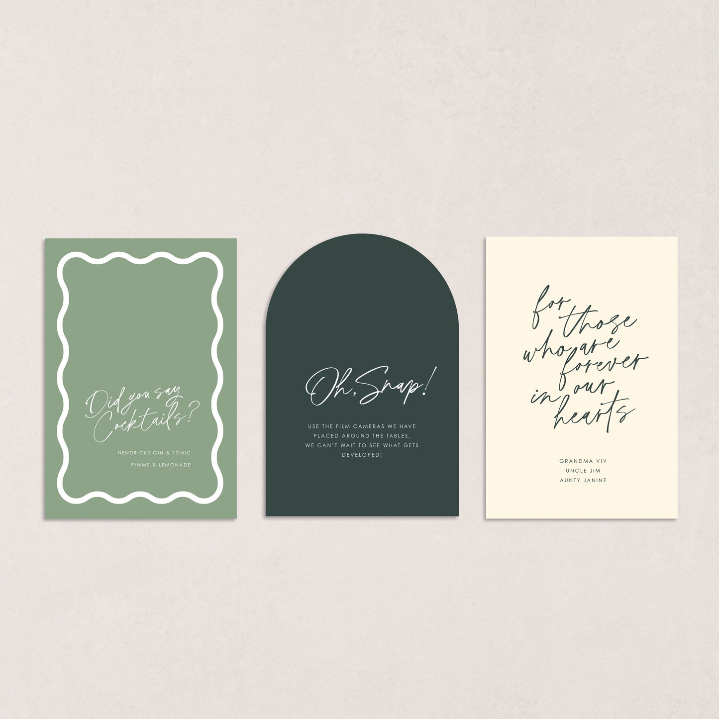 Honey A5 Smaller Signage