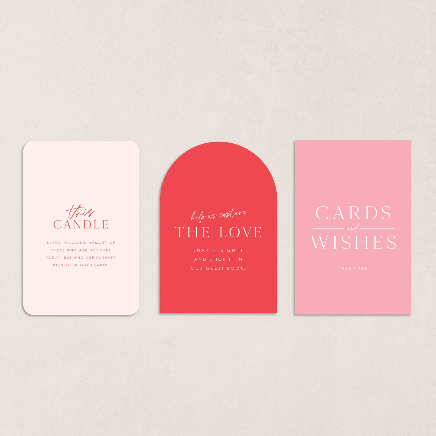 Honeymoon A5 Smaller Signage