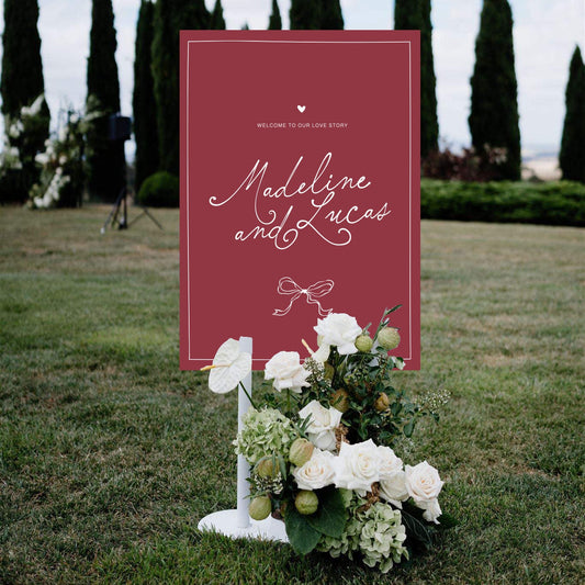 Endless Love Welcome Sign