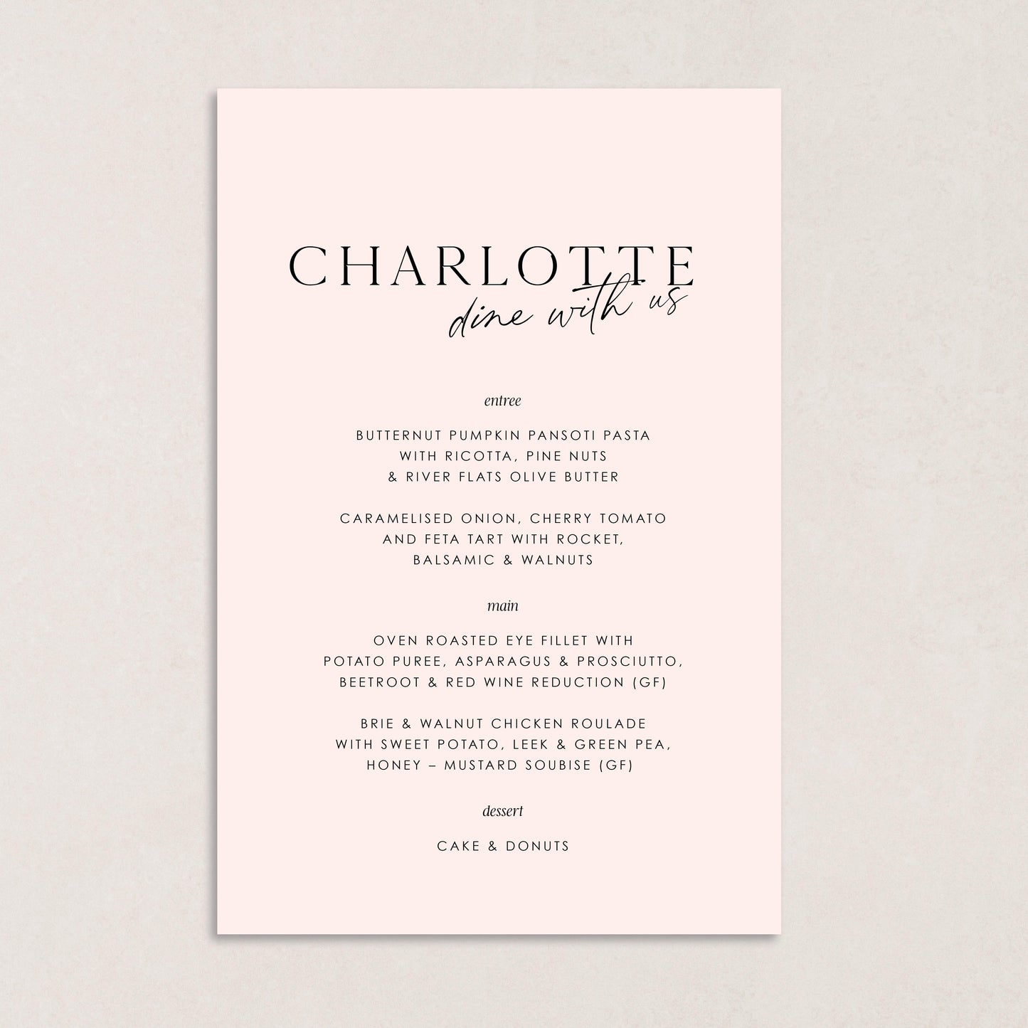 Laps Around The Sun Menu