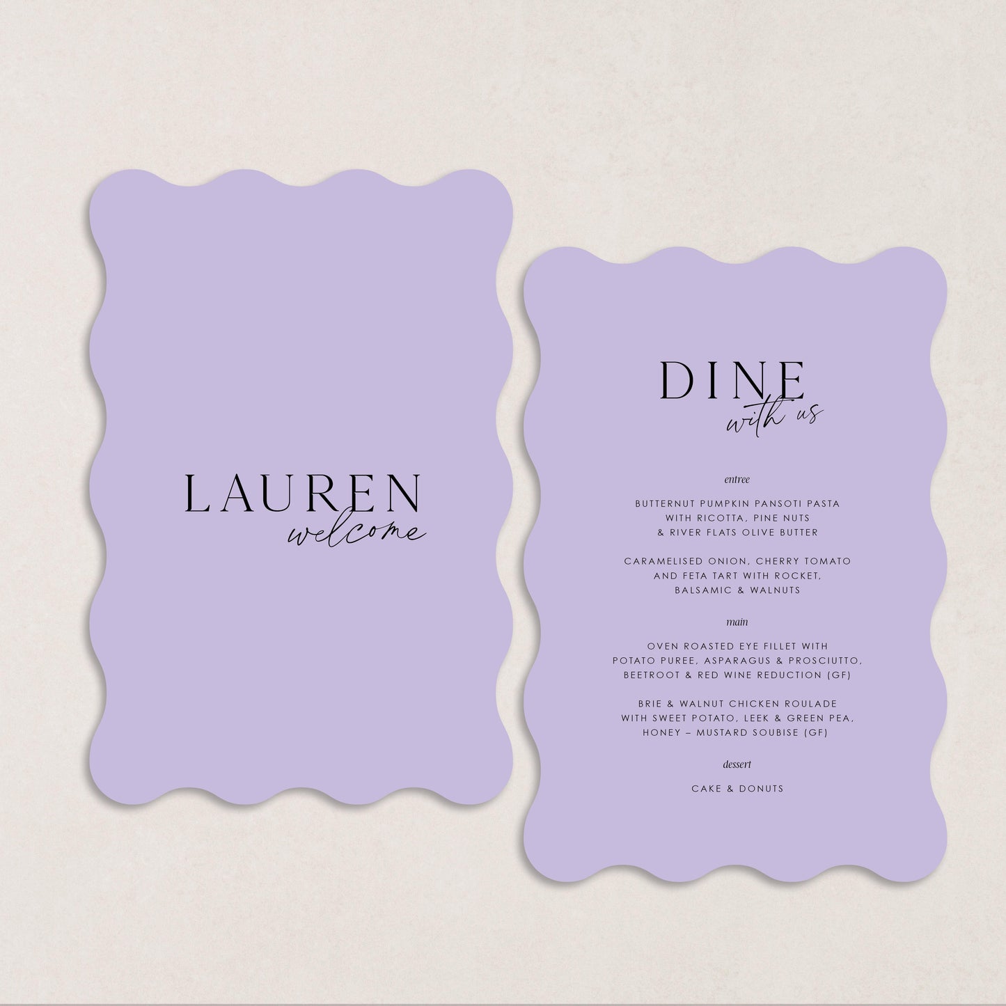 Laps Around The Sun Menu