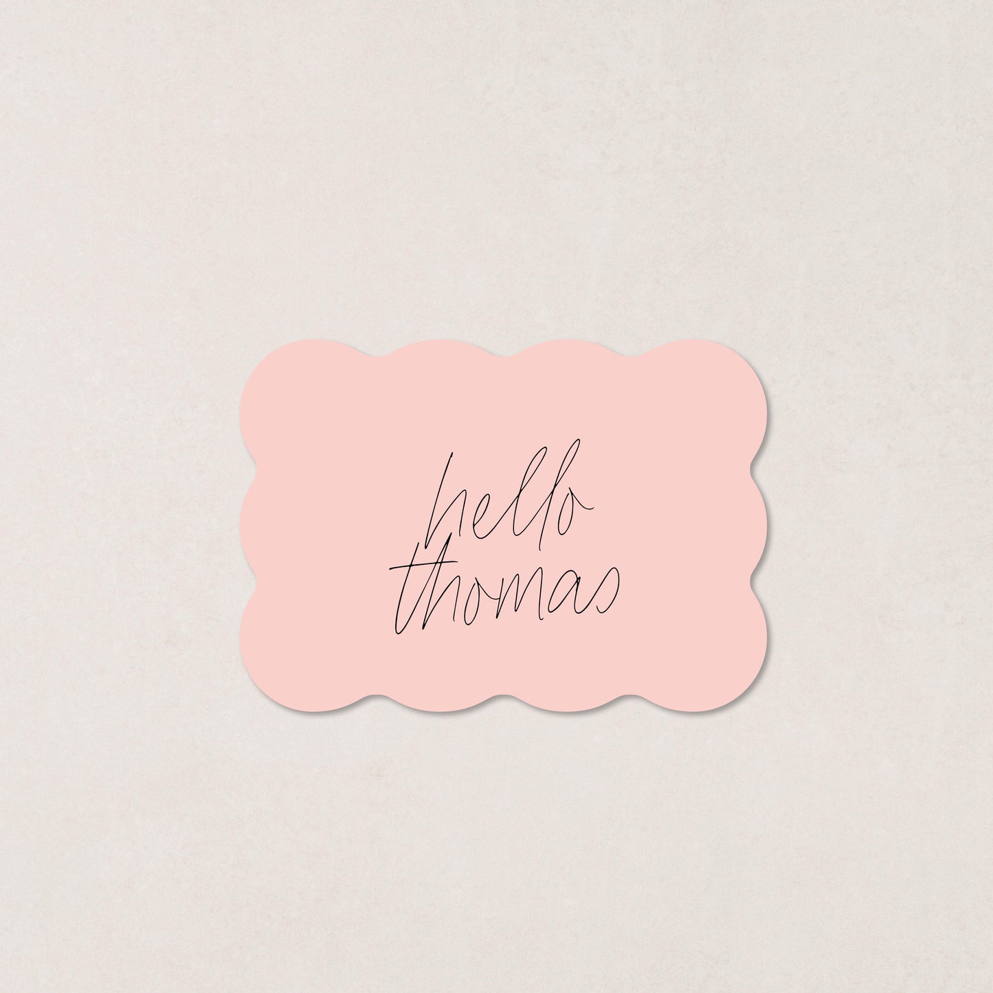 Hello Lovely Place Card