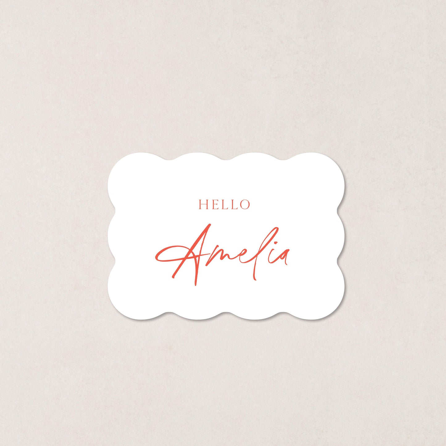 Honeymoon Place Card