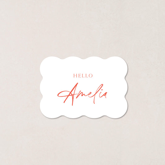 Honeymoon Place Card