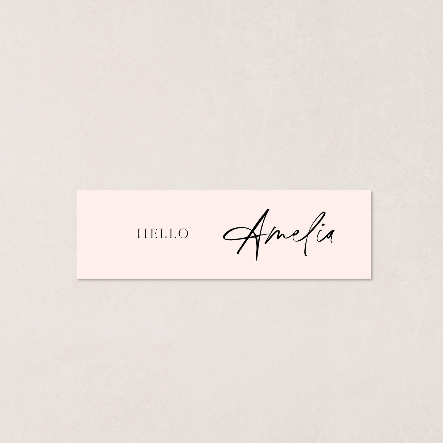 Honeymoon Place Card