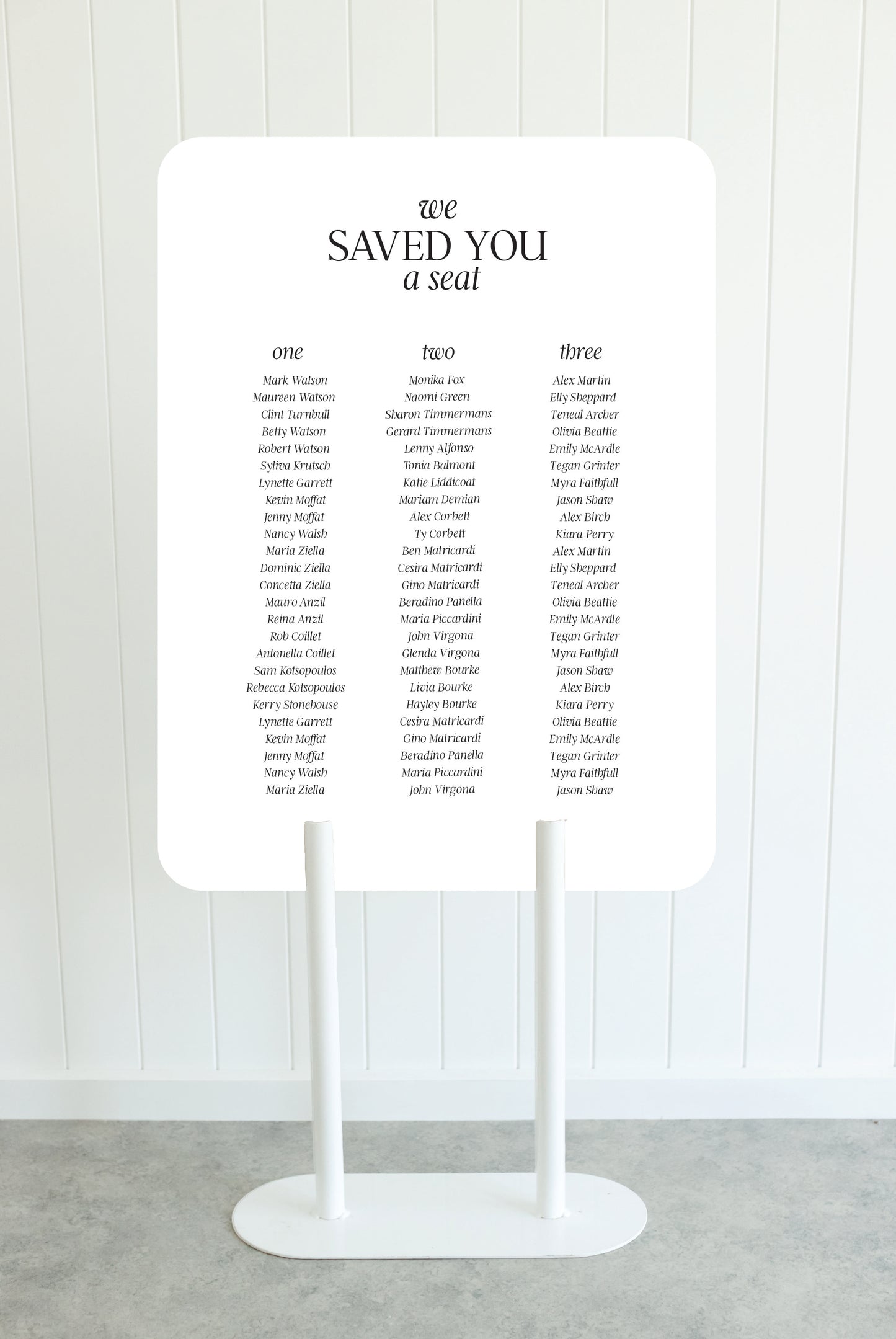 You've Got The Love Seating Chart