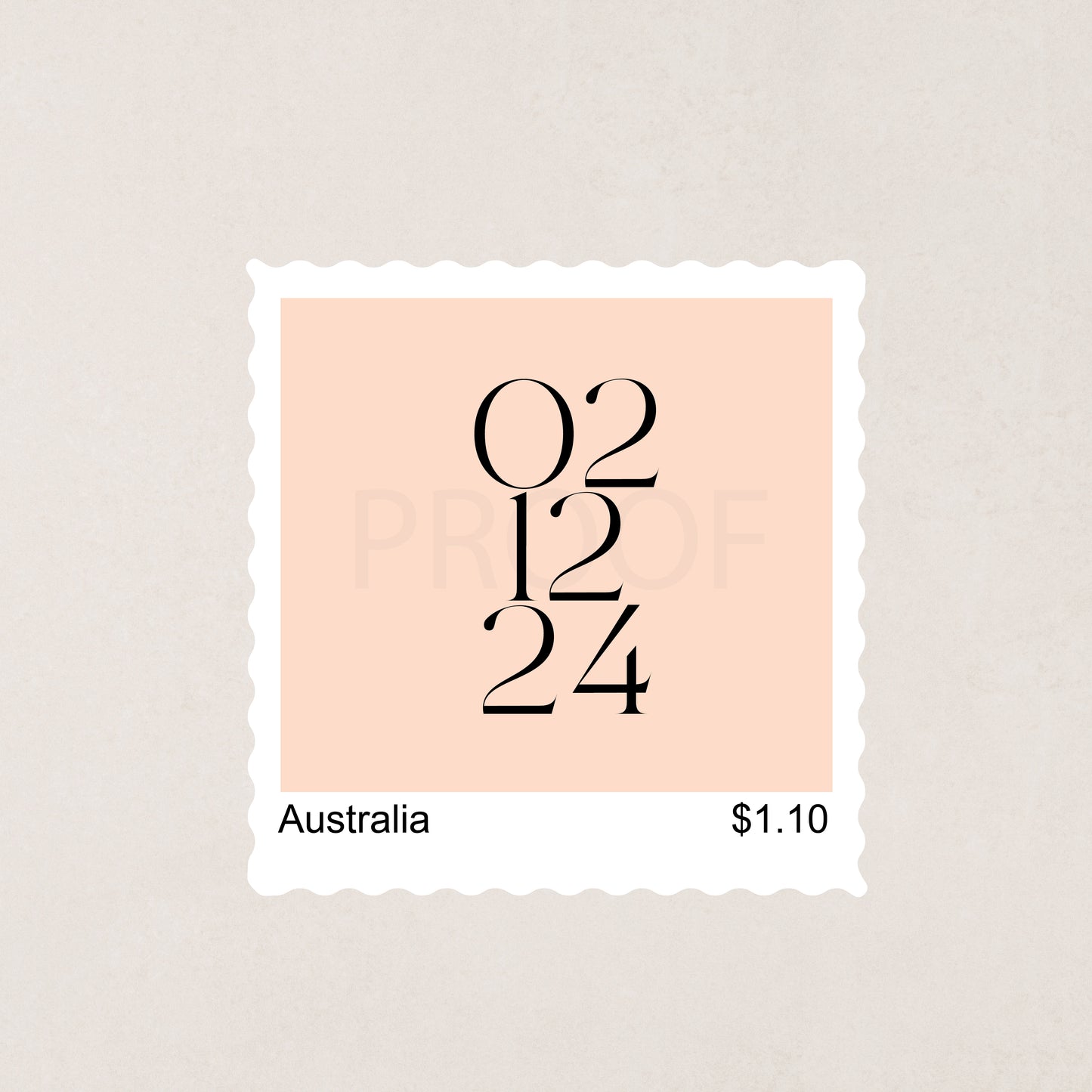 Love Like This Stamp Design