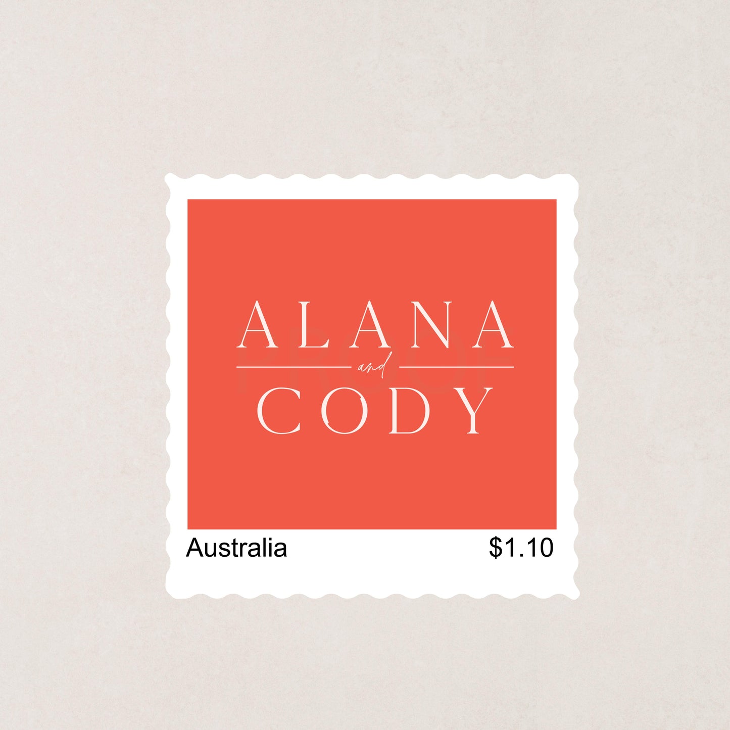 Honeymoon Stamp Design