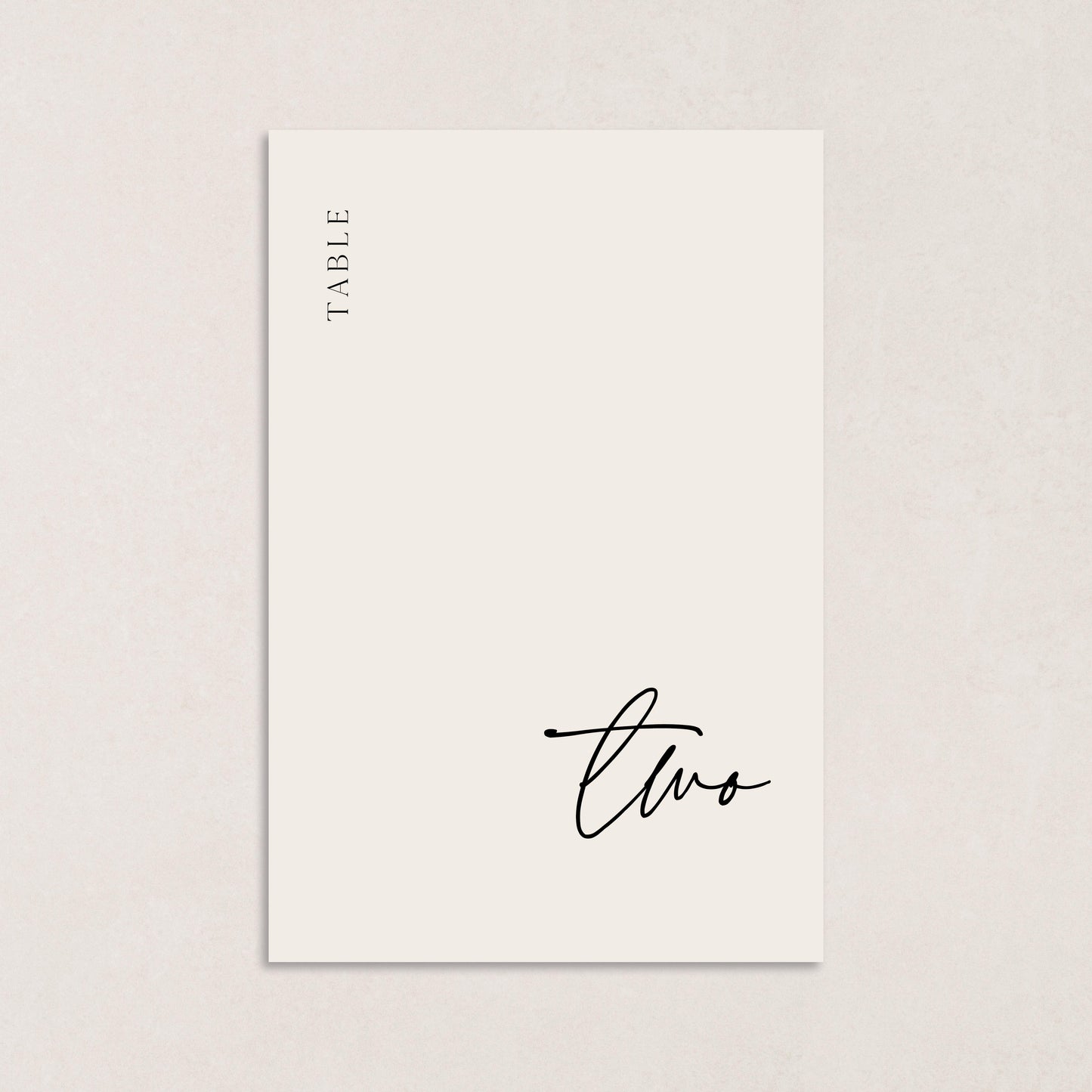 I Choose You Table Numbers