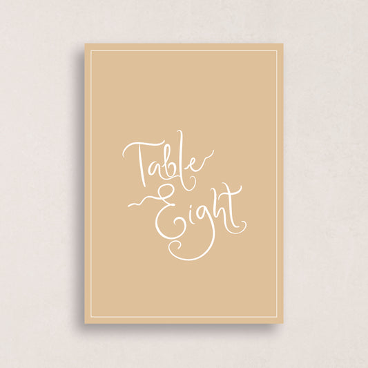 J'Adore Statement Table Numbers