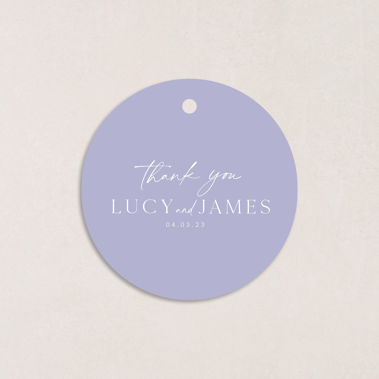 Laps Around The Sun Favour Tag