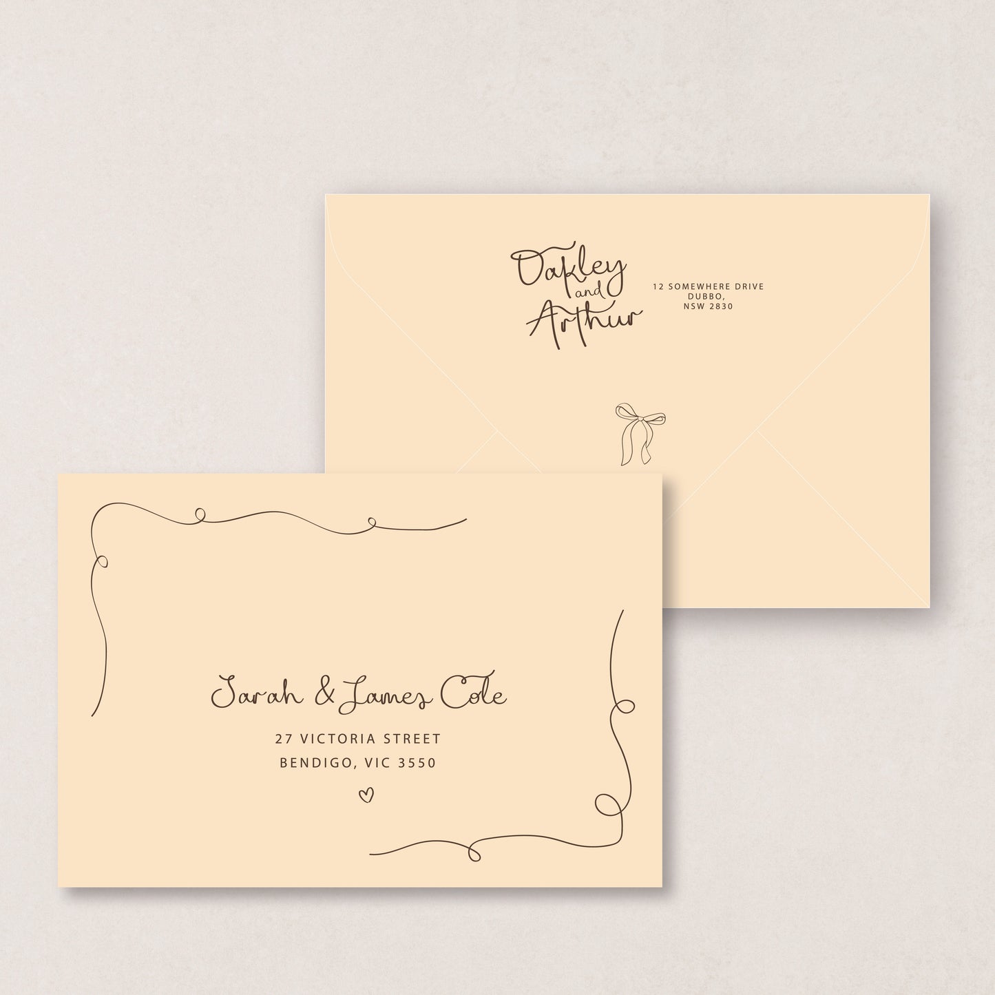 All I Want Envelope Printing