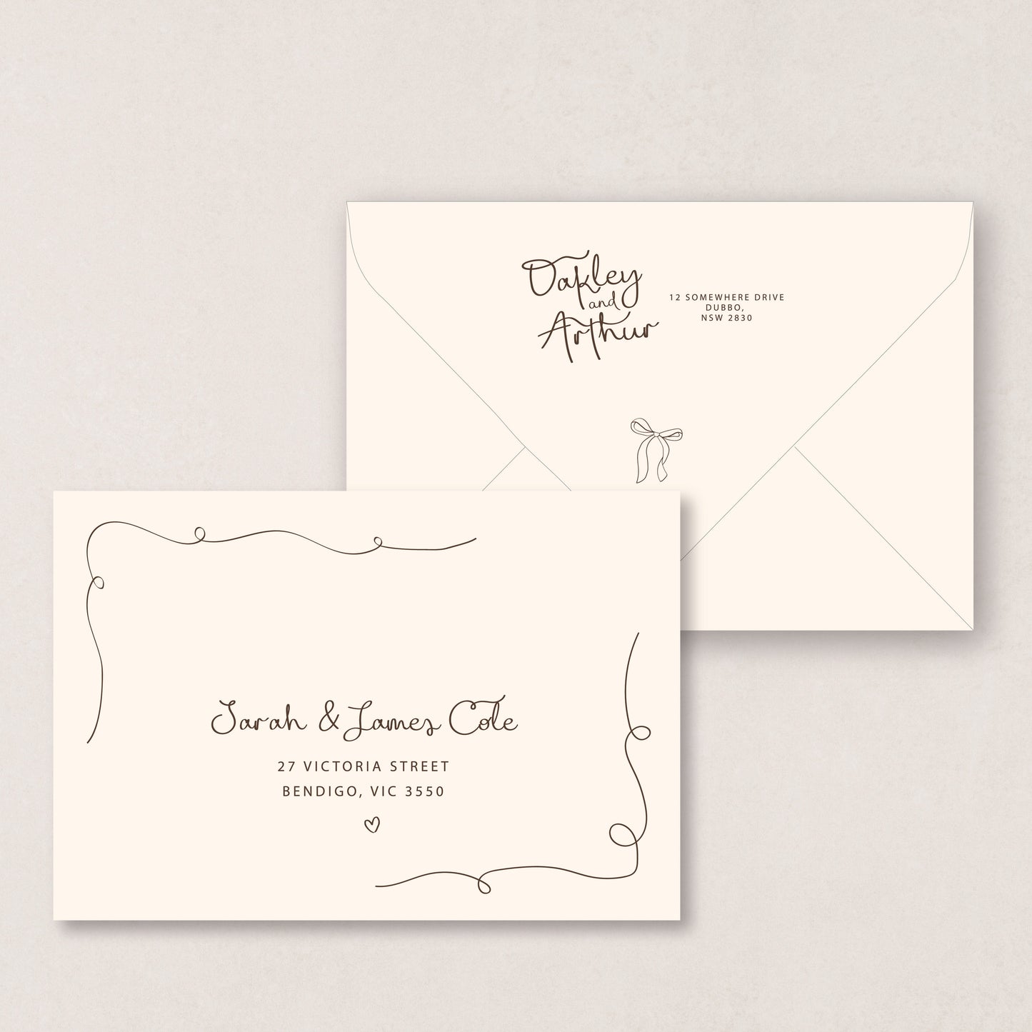 All I Want Envelope Printing