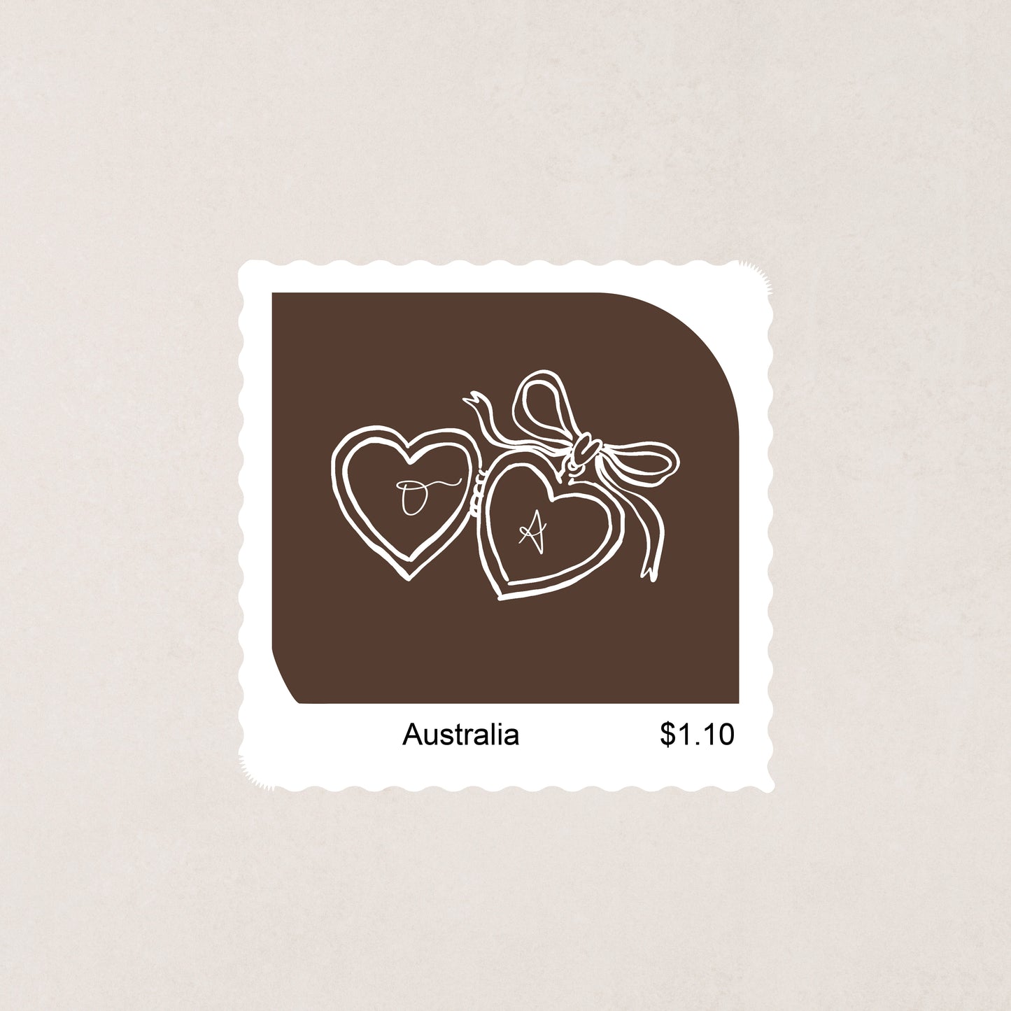 All I Want Stamp Design