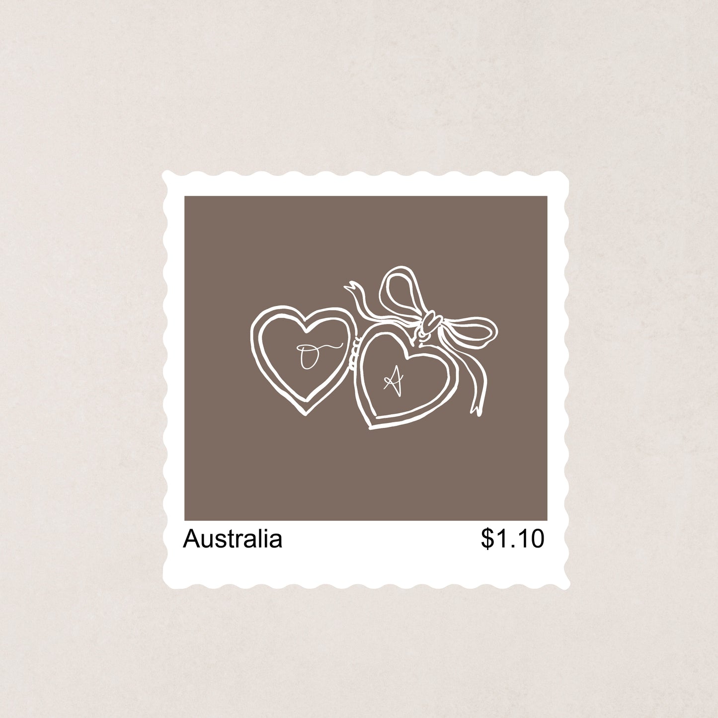 All I Want Stamp Design