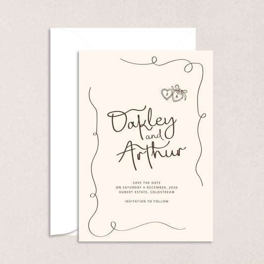 All I Want Save The Date