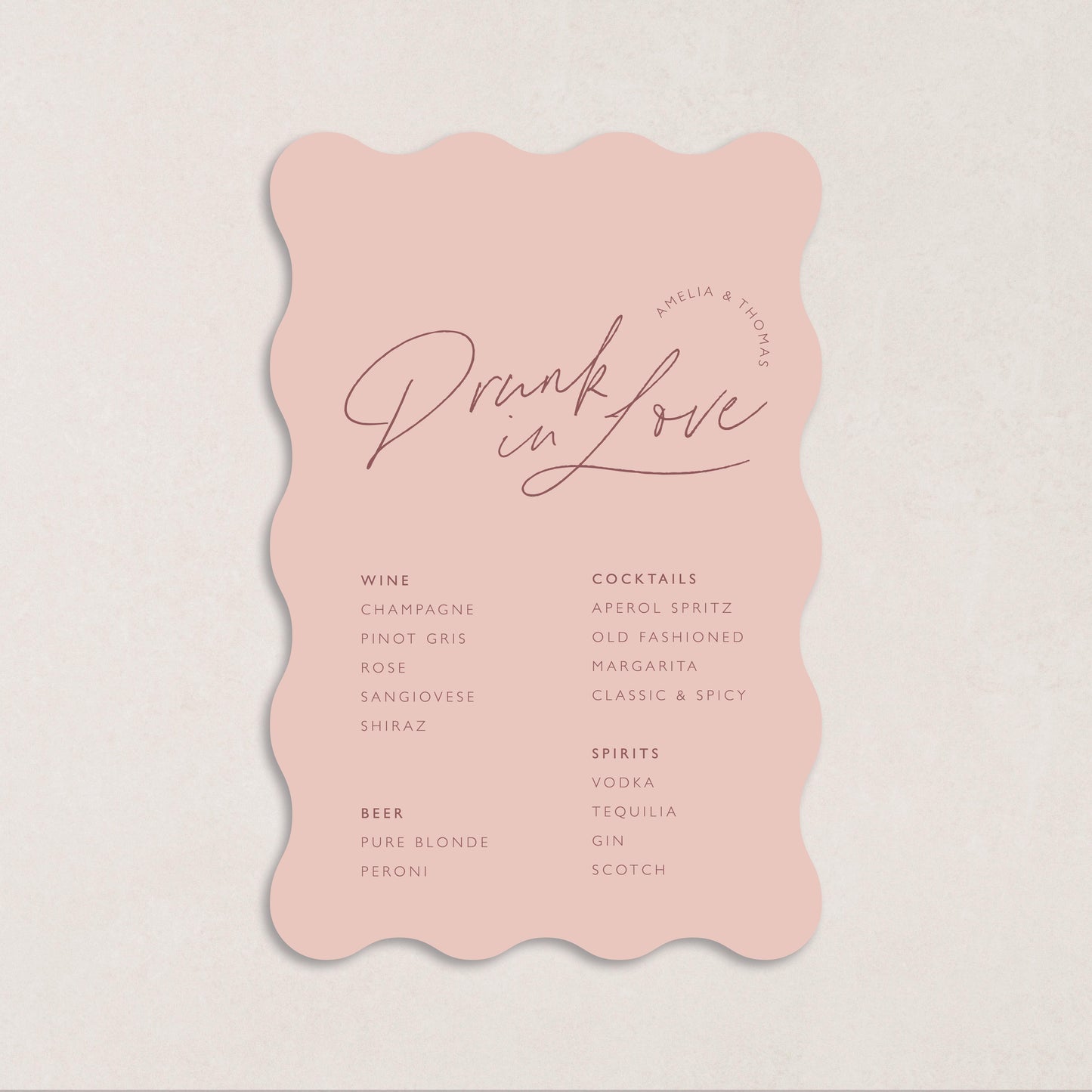 Dreamy Days Bar Sign