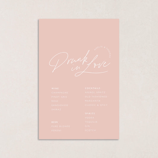 Dreamy Days Drink Menus