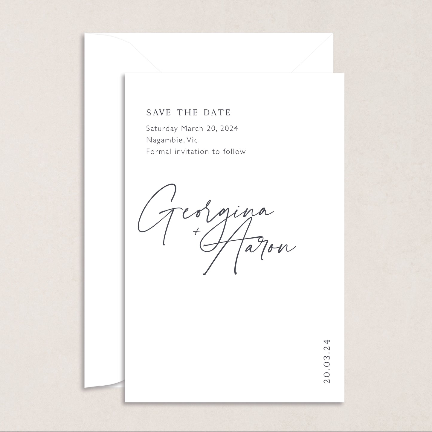 I Choose You Save The Date