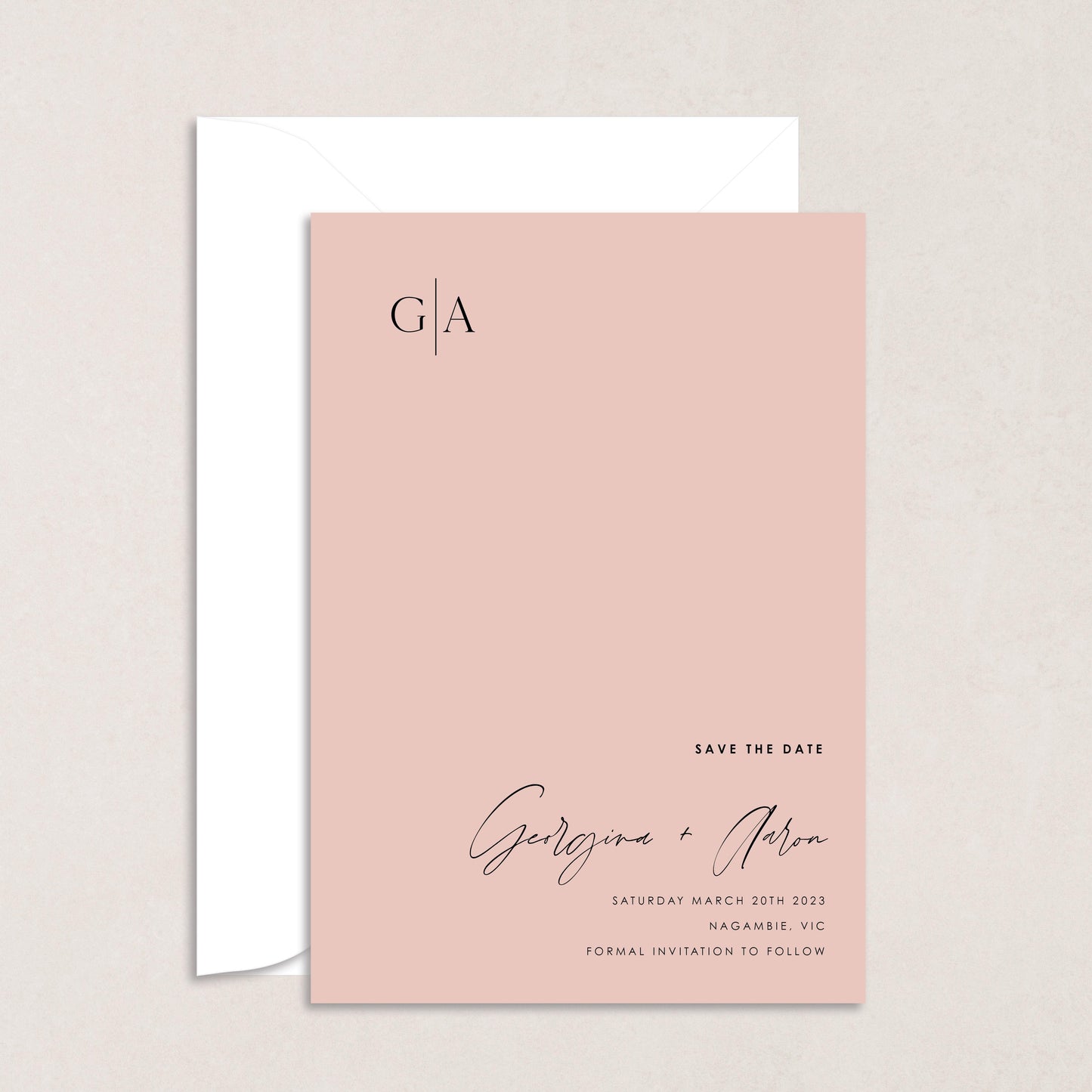 Bloomin Love Save The Date