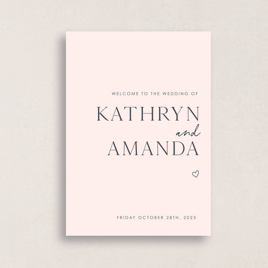 Classic At Best Welcome Sign