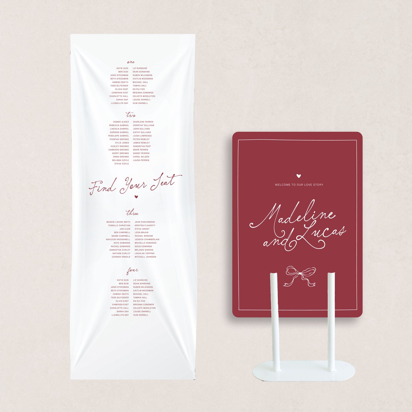 Endless Love Cloth & Foam Board Combo
