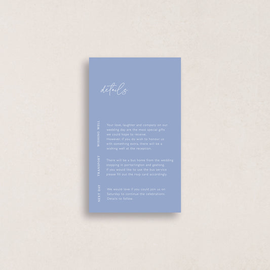 I Choose You Details Card