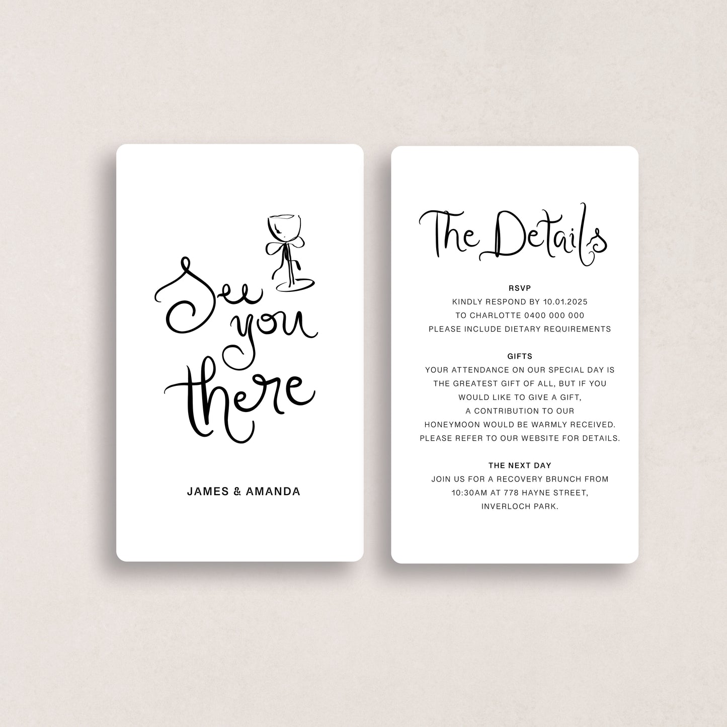 J'Adore Details Card